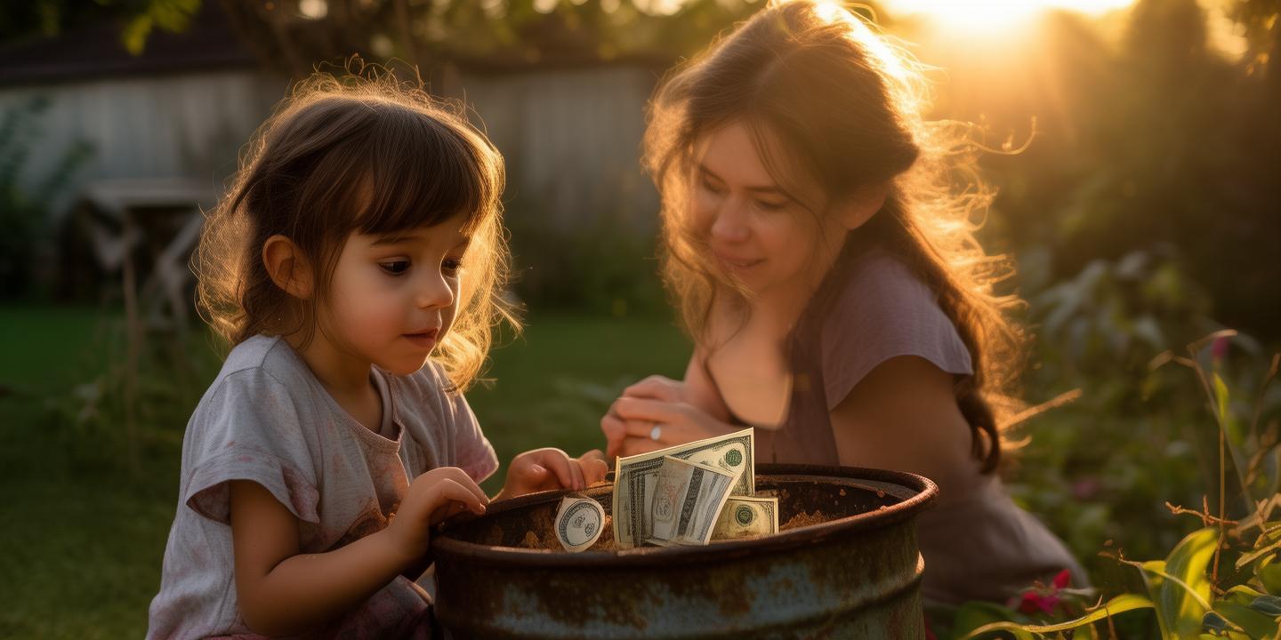 女儿返程发现妈妈藏万元现金在油桶底部感动全网