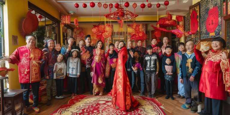 四川南充男子首次带女友回家 全家30多人隆重迎接表达爱意