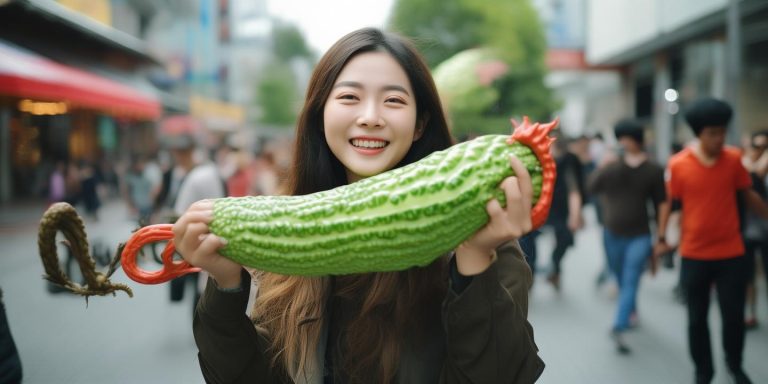 女子带1米长过江龙豆荚乘机引热议 梦中情豆成网红打卡