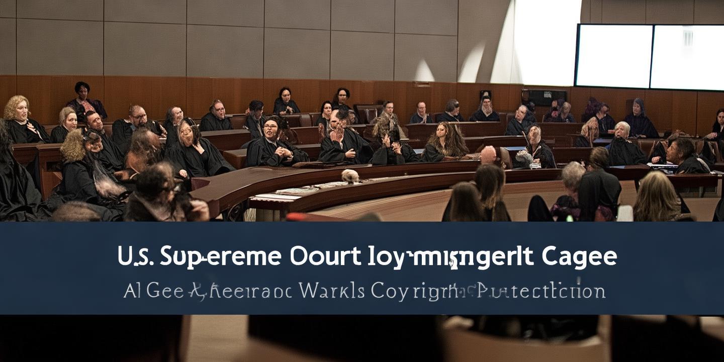 美国最高法院驳回AI版权案 纯AI生成作品无版权保护