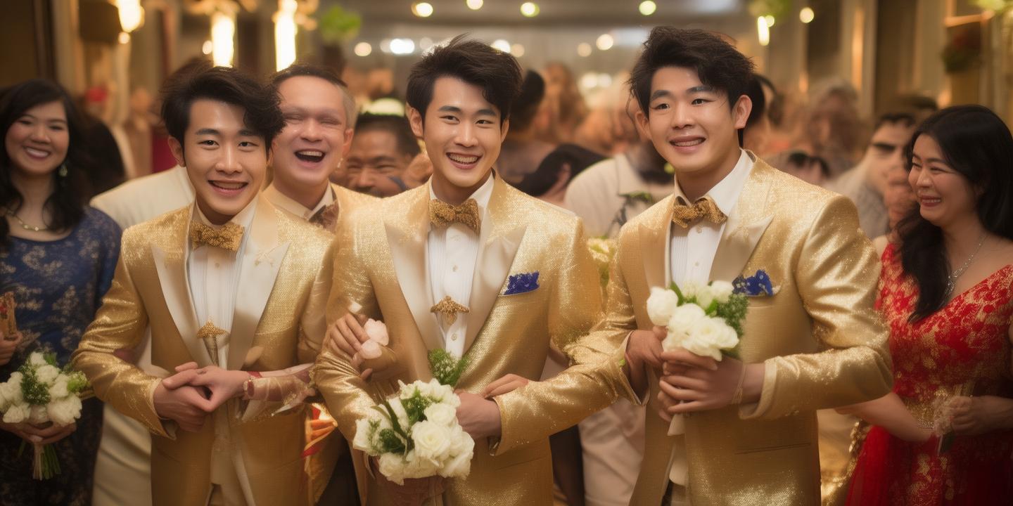 00后三胞胎兄弟同日办婚礼 形影不离开启人生新篇章插图 00后三胞胎兄弟同日办婚礼 形影不离开启人生新篇章