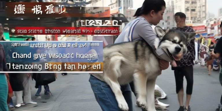 重庆女子600元救下被送狗肉馆的阿拉斯加犬 想为它找靠谱领养人