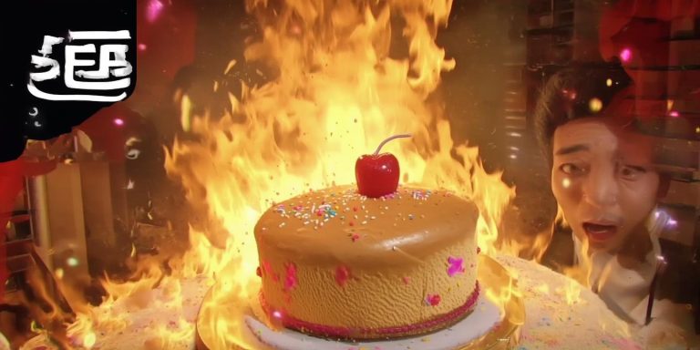 演员王添羽喷火蛋糕事故警示网红玩法潜在危险