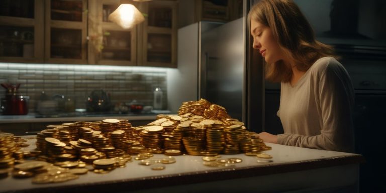 女子将十几万黄金藏冰箱引发热议 安全感与风险并存