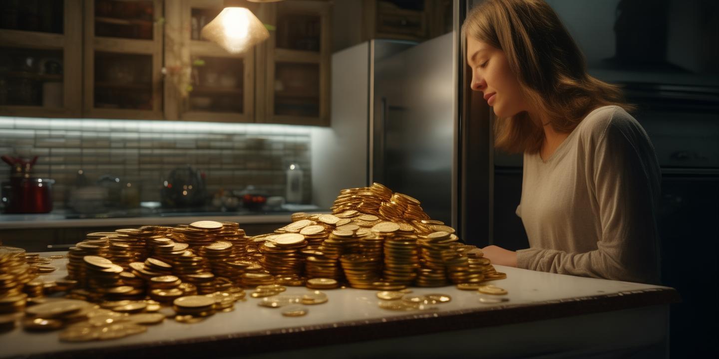 女子将十几万黄金藏冰箱引发热议 安全感与风险并存