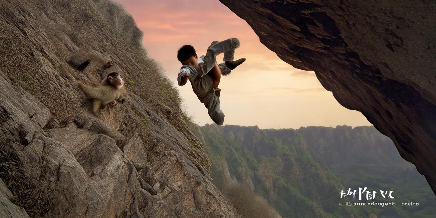 江西九江男孩被母猴拽下悬崖 父亲跳崖施救双双被困