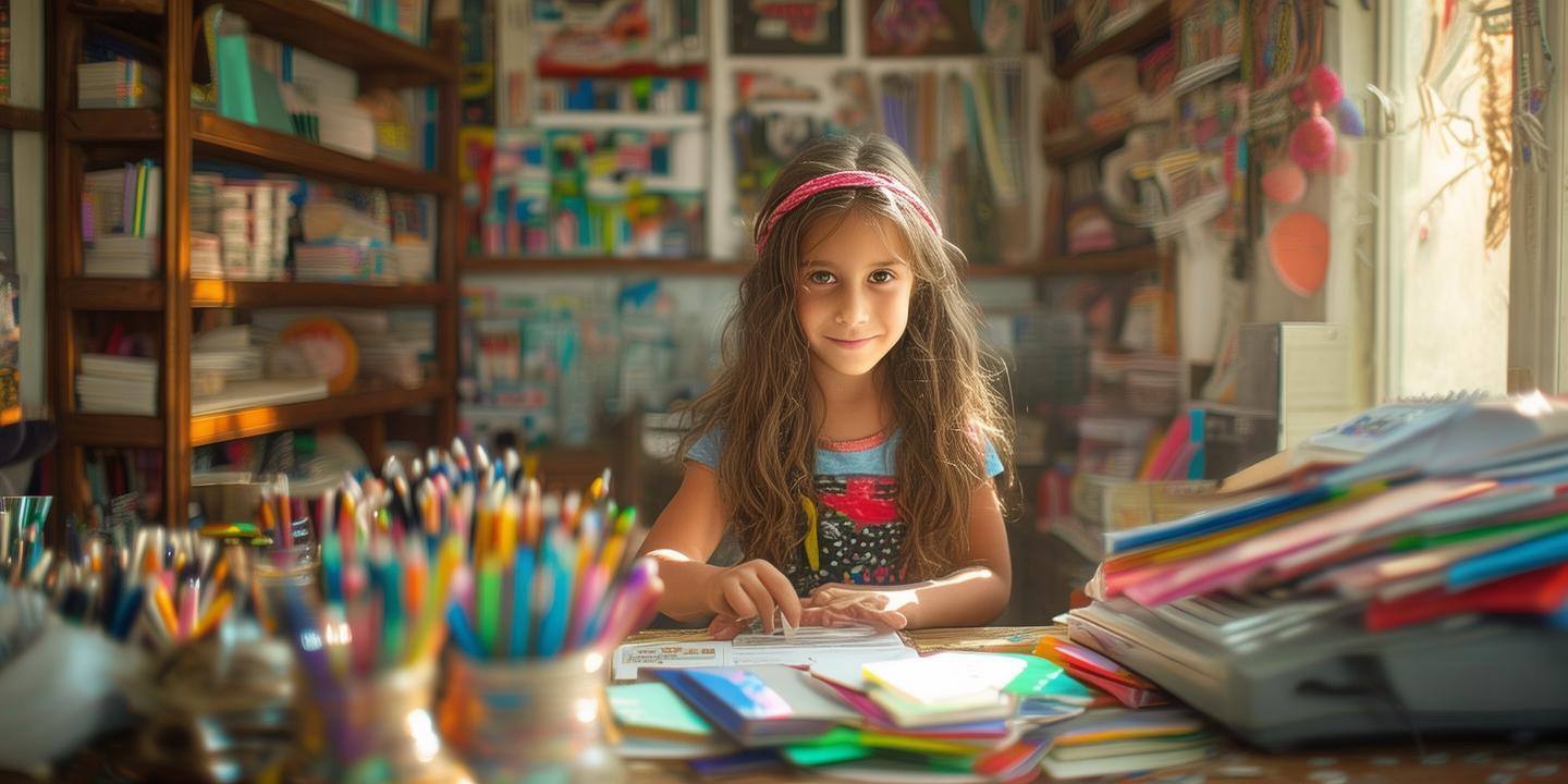 12岁女孩用零花钱盘下文具店 学习与经商并重培养财商