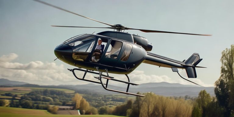 男子驾700万私人直升机送母亲返乡仅用10分钟