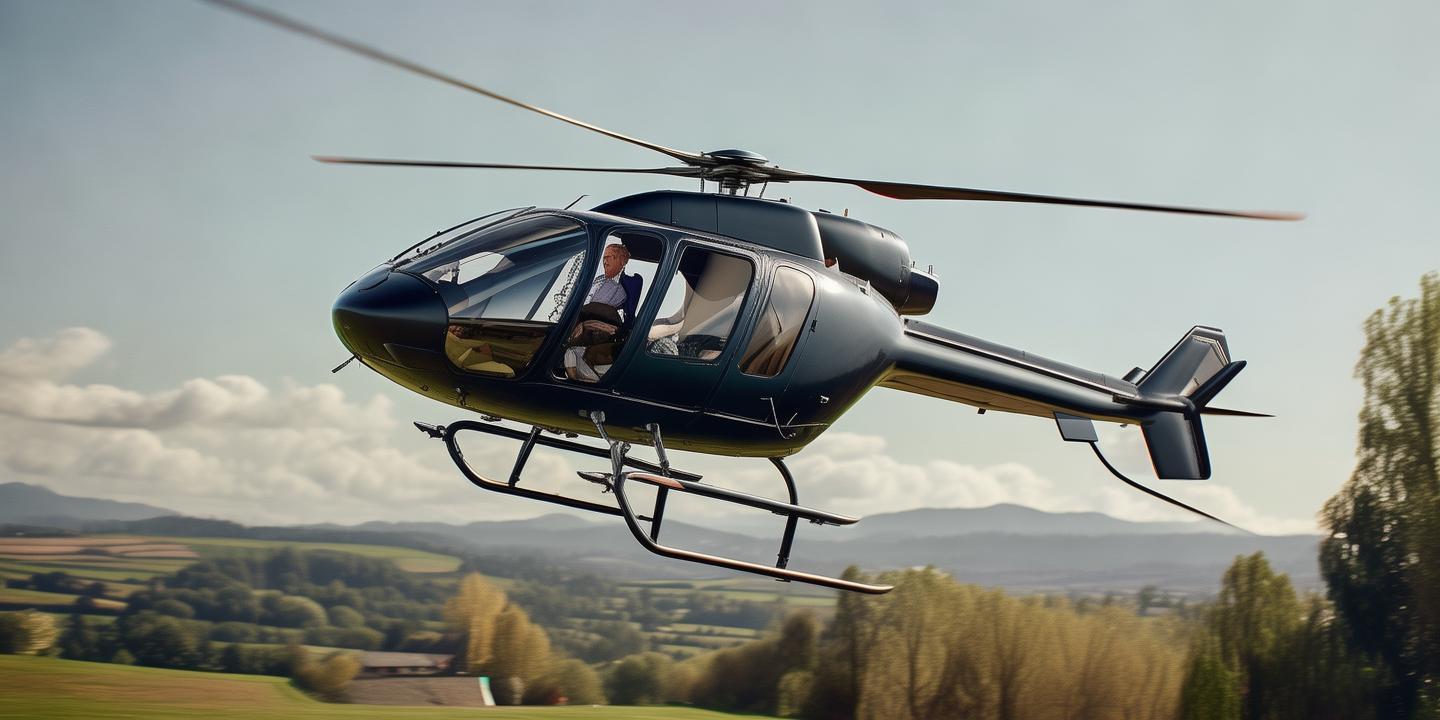 男子驾700万私人直升机送母亲返乡仅用10分钟