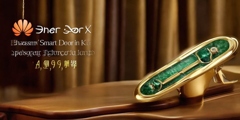 华为智能门锁X1金玉满堂奢华首发 14999元尊享安全体验