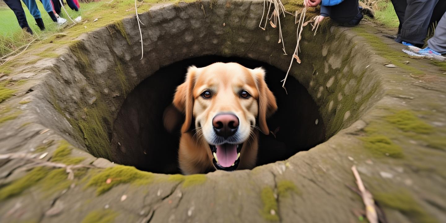 山东济宁小狗被困井底三年竟变胖 过路人持续投喂成奇迹