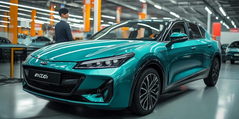 雷军周末现身小米汽车工厂 晒新一代SU7靛石绿配色细节