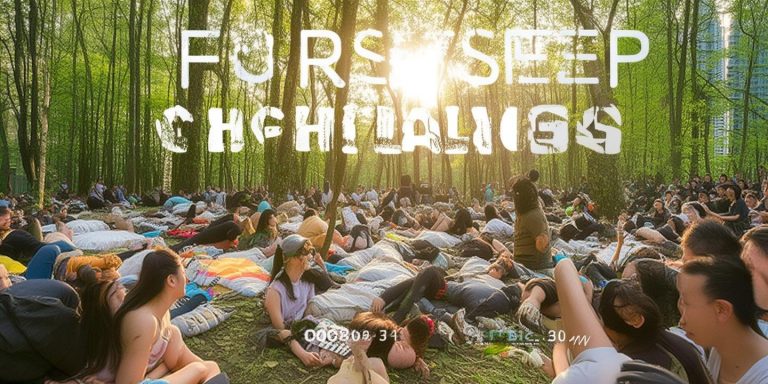 上海举办森林睡眠挑战赛 3000元奖金等你躺赢