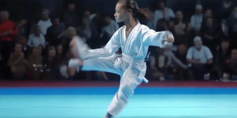 11岁上海女孩跆拳道步法惊艳网络 网友惊叹自带闪现技能