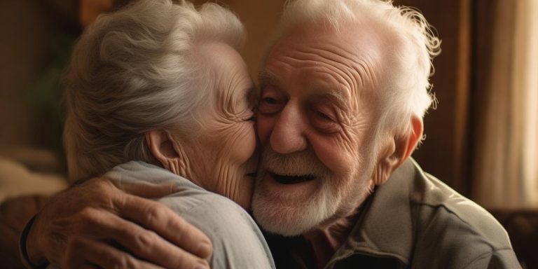 90岁老人与妻子告别几秒后离世 爱情最美好瞬间感动全网