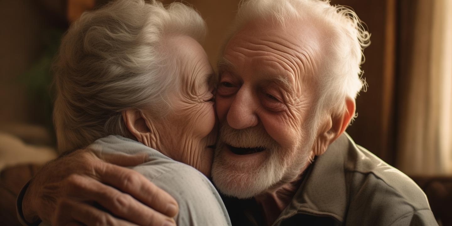 90岁老人与妻子告别几秒后离世 爱情最美好瞬间感动全网