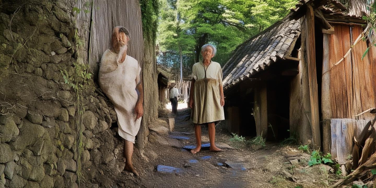 云南9旬夫妻两天相继离世 村民以喜丧相送共悼念