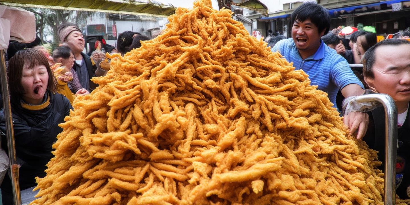 鸡排哥郑州免费送千份鸡排 网友直呼妈妈的味道