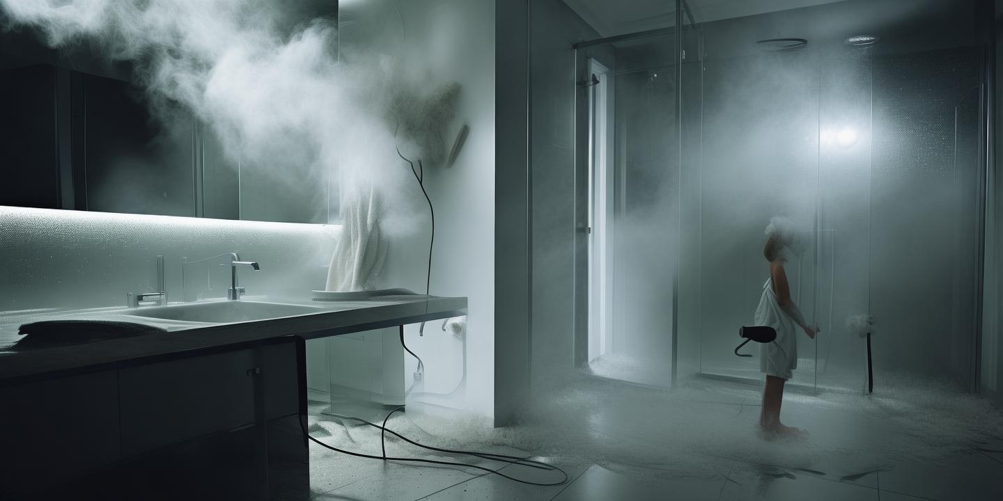 刚洗完澡别在浴室吹头发 潮湿环境易引发触电火灾事故插图 刚洗完澡别在浴室吹头发 潮湿环境易引发触电火灾事故