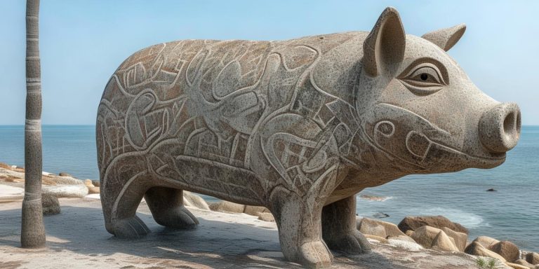 福建霞浦千年石猪奇观引热议网友笑称现实版二师兄