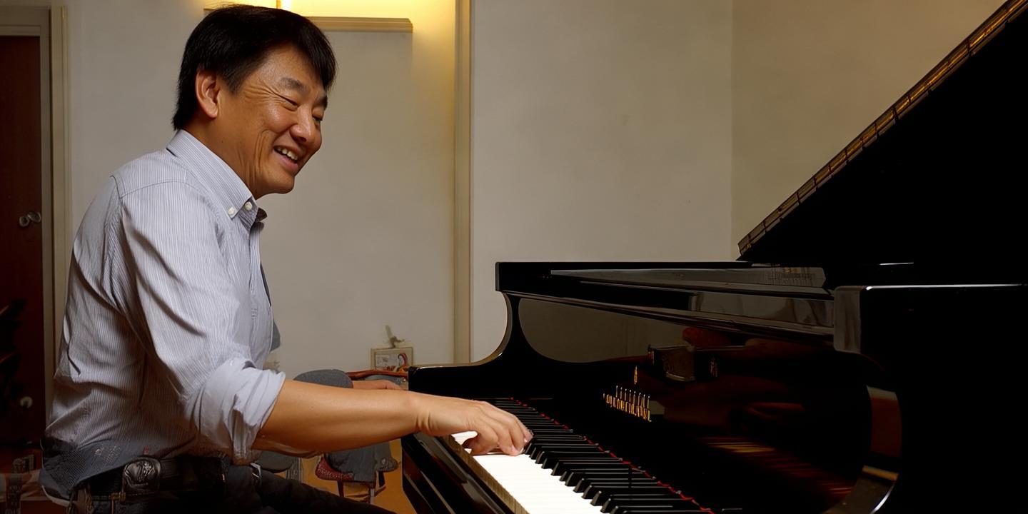 TVB演员陈锦鸿14年陪伴自闭症儿子 成就钢琴家之路