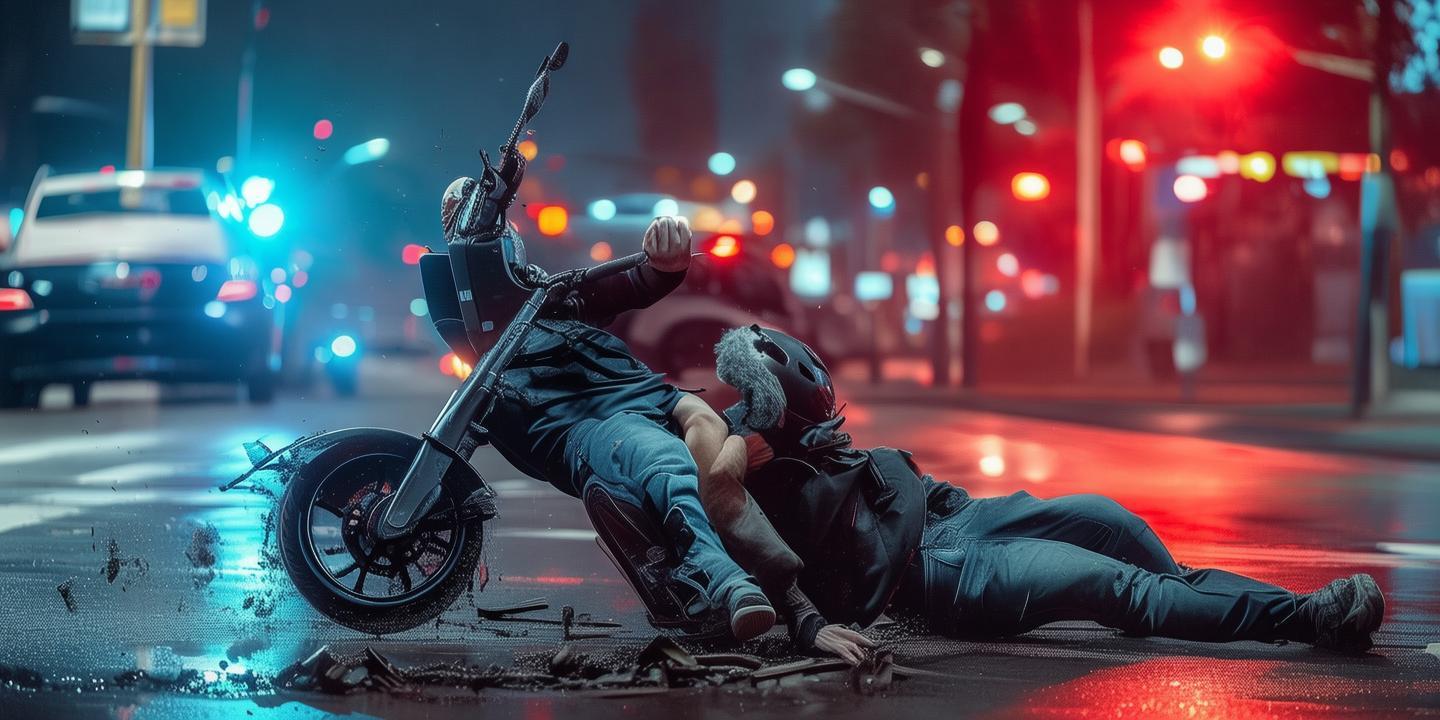 男子骑电动车闯红灯被撞飞受伤仍负全责 交通规则不可忽视