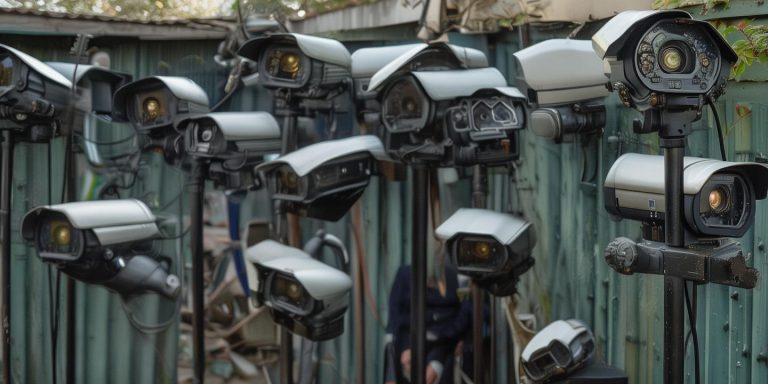 邻里纠纷装9个摄像头对拍 二审调解拆除设备