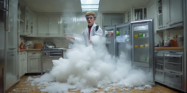 14岁男孩科学实验失误干冰引发冰箱爆炸事故