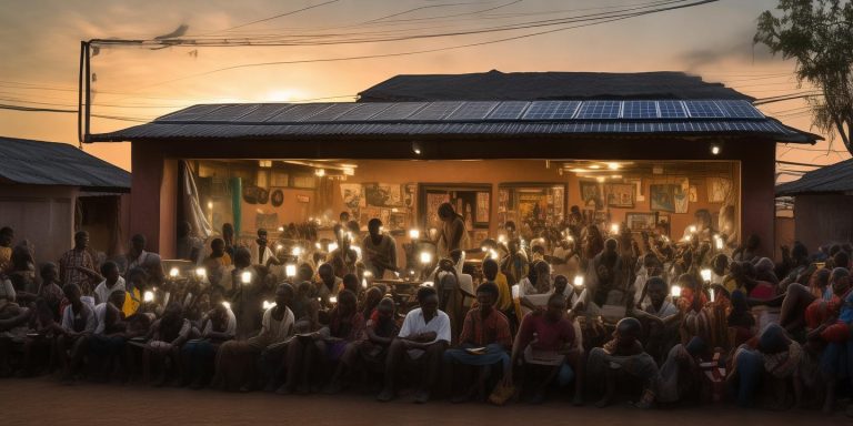 中国男子非洲开手机网吧 太阳能供电生意火爆
