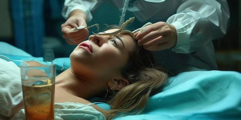 女子多年肢体麻木开颅手术竟抓出3厘米活虫 喝生水惹祸警示