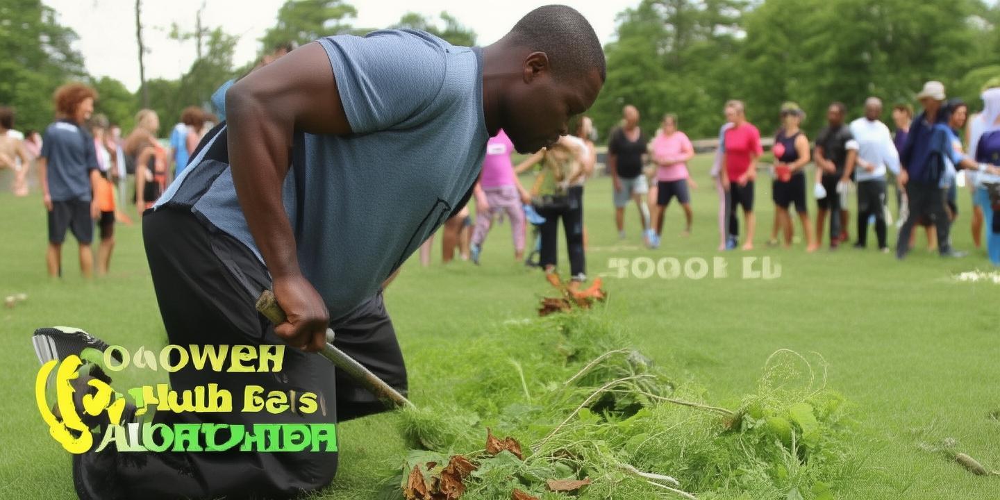 男子公园拔草半年减重20斤带动260人参与公益健身插图 男子公园拔草半年减重20斤带动260人参与公益健身