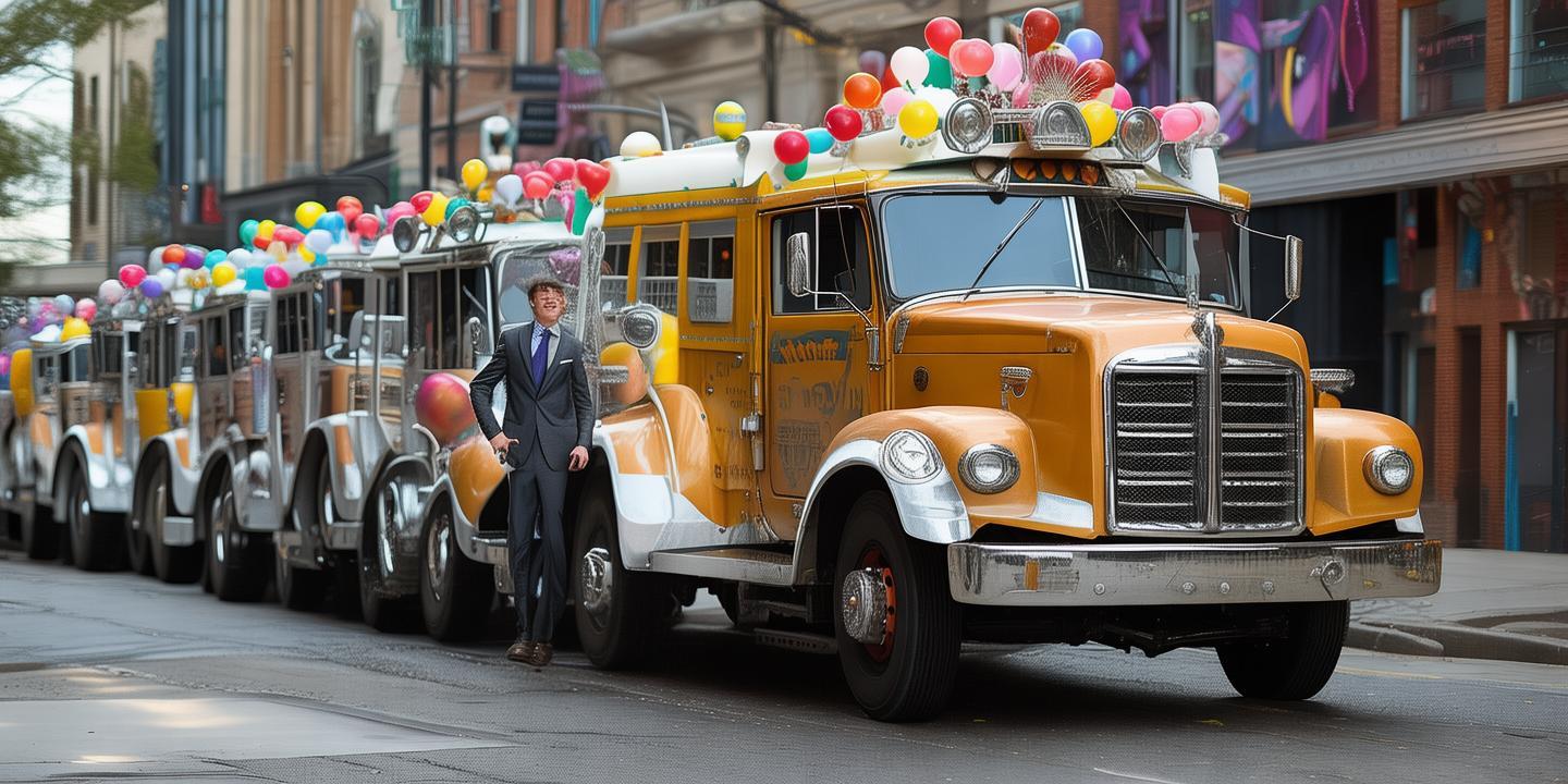 95后小伙用9辆吸粪车办婚礼 职业自豪感引领独特婚车创意