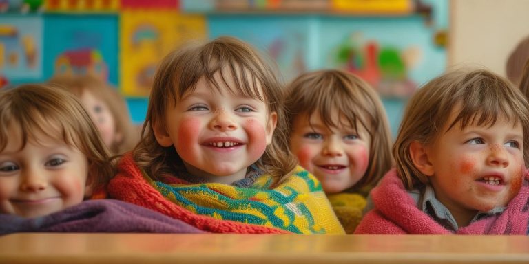 幼儿园萌娃裹被子偷偷溜教室 被老师抓包后嘴硬否认