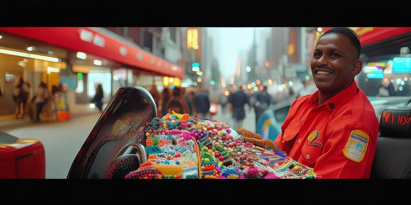 拼豆出租车司机卖女儿手工艺品收入反超车费引发热议