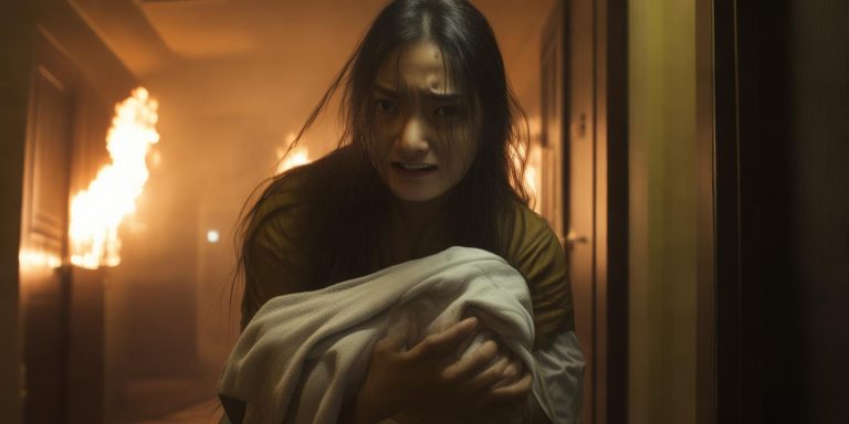 女子酒店起火用湿毛巾逃生遭扣押金12元引争议