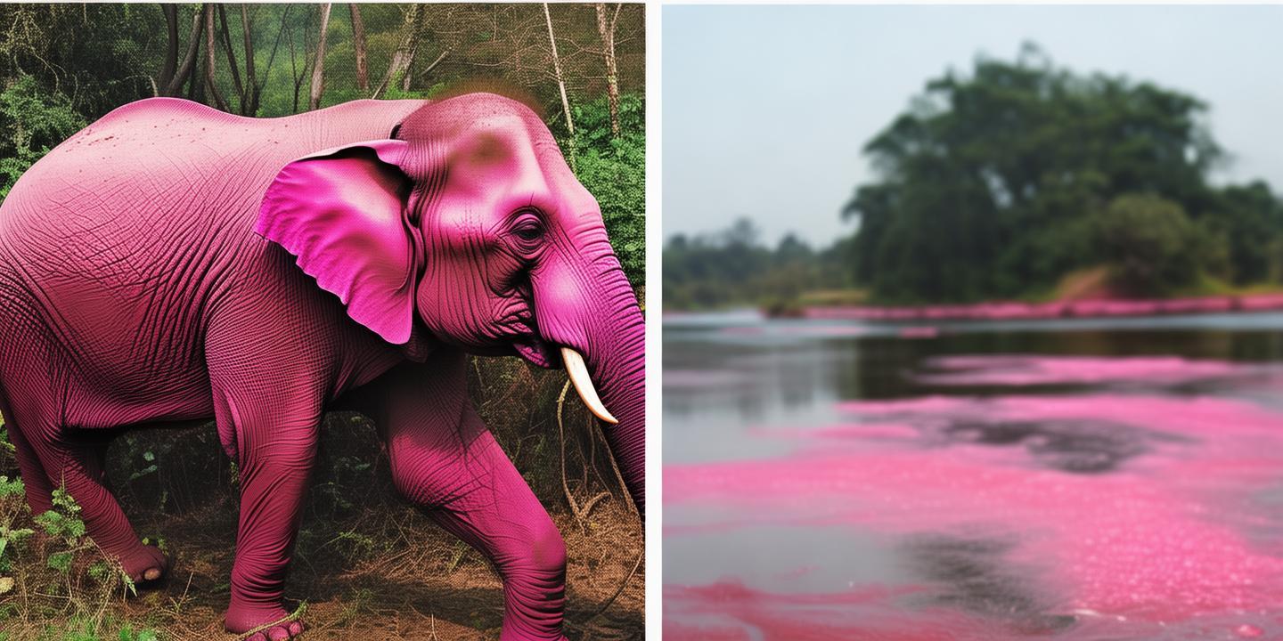 印度老象被涂粉色两个月后死亡引发动物保护争议