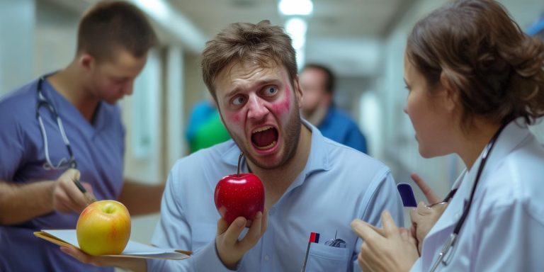 花粉过敏男子吃苹果险窒息 医生揭秘哪些水果要避开