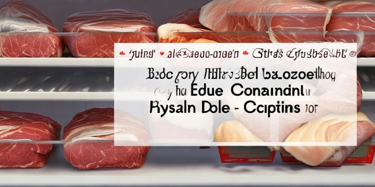 冰箱冷冻肉保质期揭秘 超时食用或致中毒需警惕