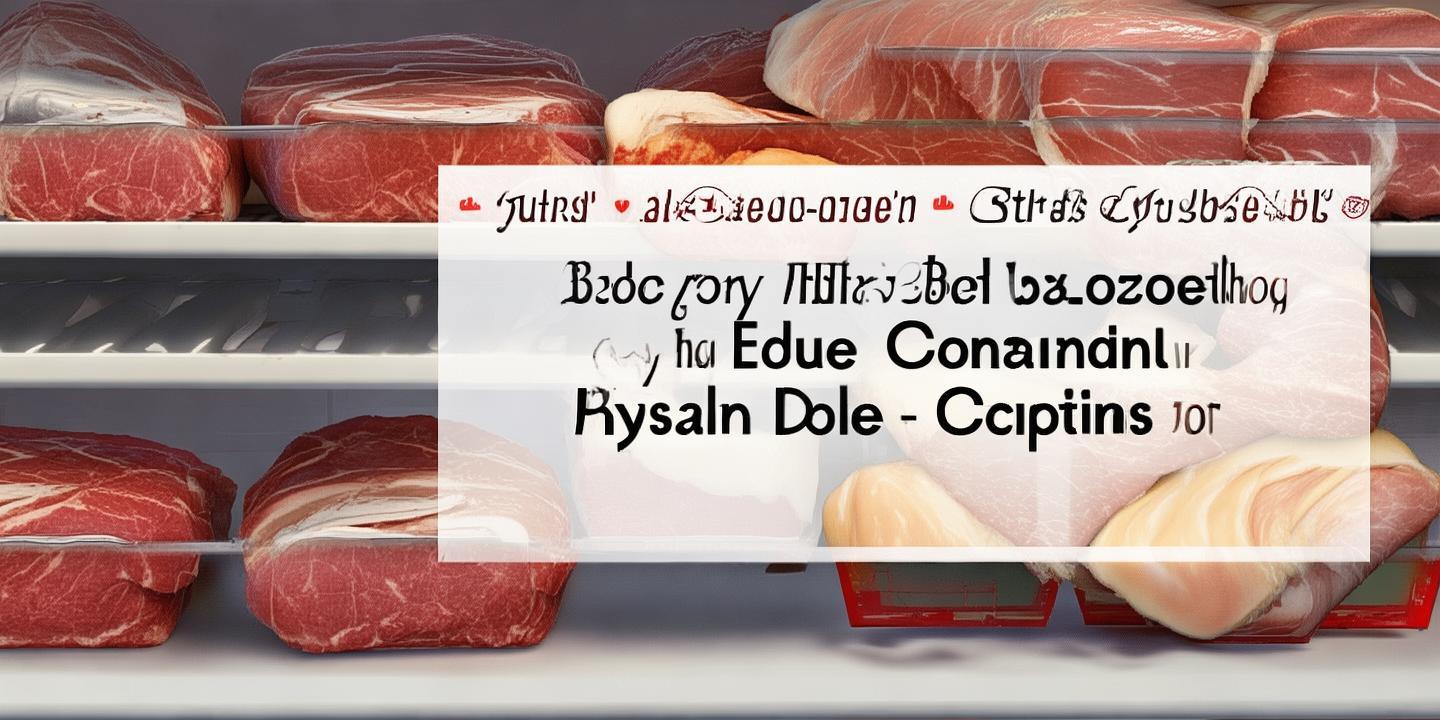 冰箱冷冻肉保质期揭秘 超时食用或致中毒需警惕