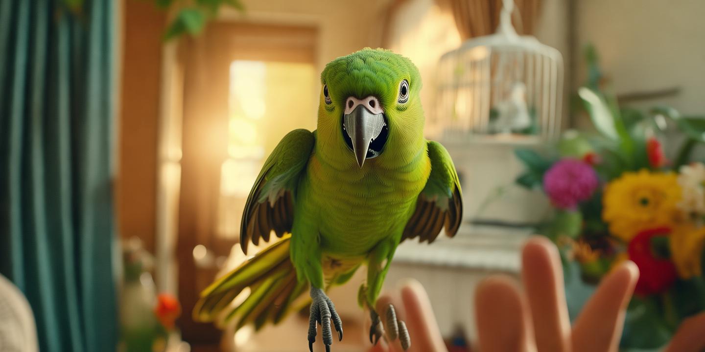 鹦鹉飞丢27小时后奇迹返巢 主人感动不已承诺更好看护