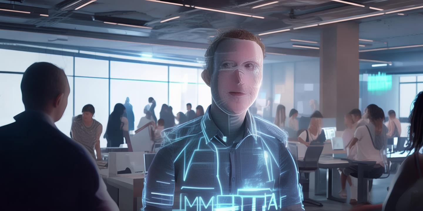 Meta AI转型新动作：打造数字扎克伯格与员工实时互动