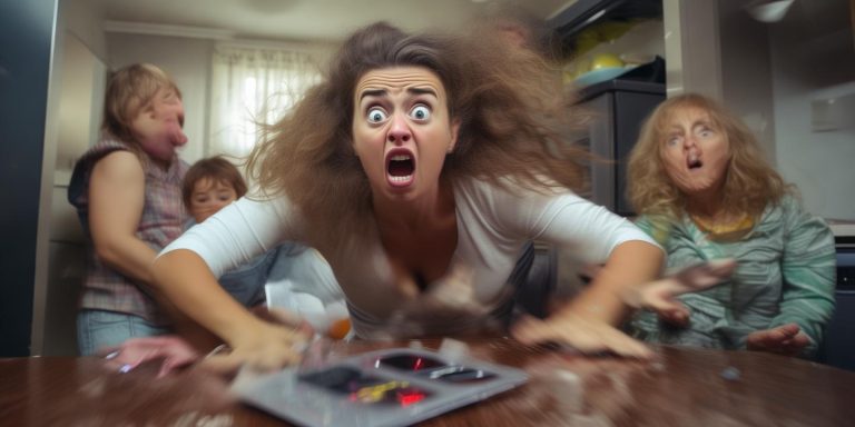 女子因体重秤显示130斤愤怒踩爆 全家笑翻