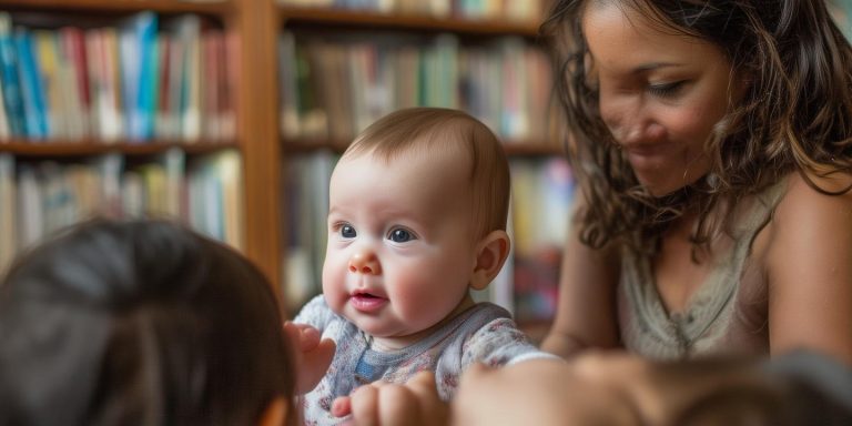图书馆一岁宝宝被排队摸脸 宝宝妈暖心回应引发热议
