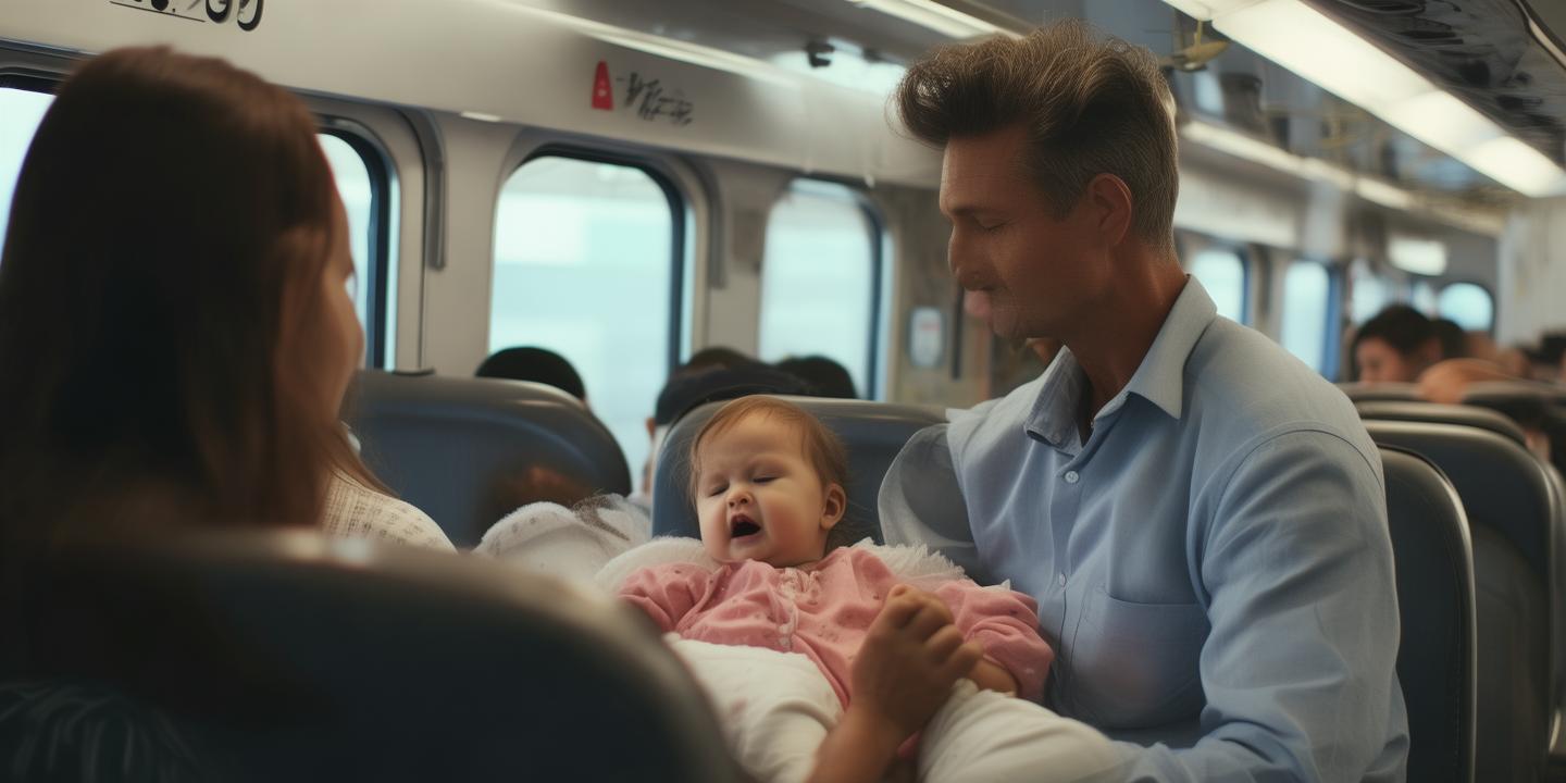 高铁婴儿哭闹20分钟 男子30秒哄睡身份曝光