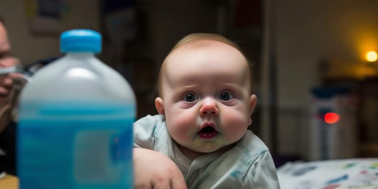 11个月女婴误舔杀虫剂瓶口紧急送医成功脱险