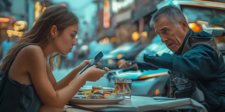 女子滥用智驾功能吃饭被罚 交警提醒：安全无侥幸