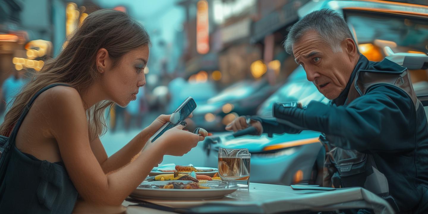 女子滥用智驾功能吃饭被罚 交警提醒：安全无侥幸