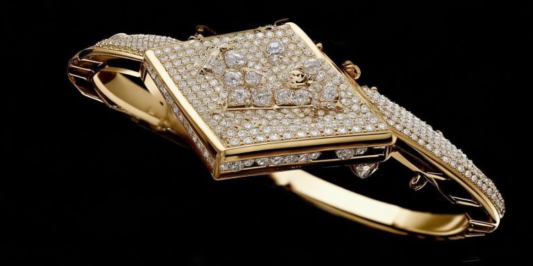 华为携手LV前珠宝艺术总监打造首款星钻手镯表 99颗钻石奢华绽放