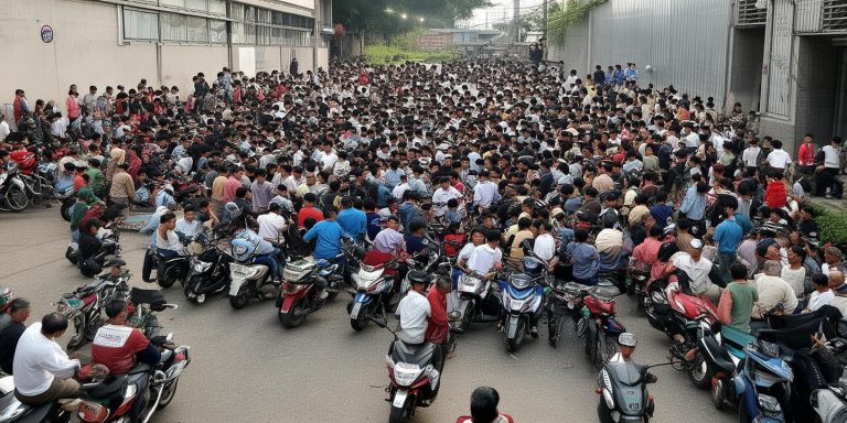 张雪机车流量成负担 厂门口被几十人围堵无法骑摩托上下班