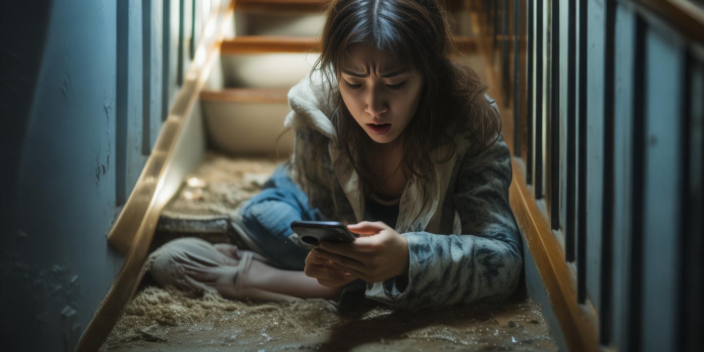 25岁女子下楼玩手机摔伤致腰椎爆裂性骨折险瘫痪